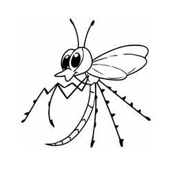 Mosquito (Animals) coloring page #207155 to print and color