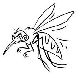 Mosquito (Animals) coloring page #207158 to print and color