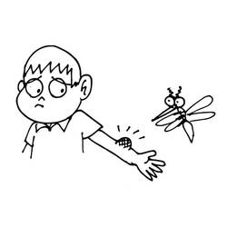 Mosquito (Animals) coloring page #207166 to print and color