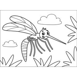 Mosquito (Animals) coloring page #207172 to print and color