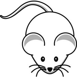 Coloring pages: Mouse - Printable coloring pages
