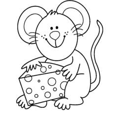 Coloring page: Mouse (Animals) #13971 - Printable coloring pages