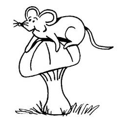 Coloring page: Mouse (Animals) #13984 - Free Printable Coloring Pages