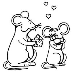 Coloring page: Mouse (Animals) #14038 - Free Printable Coloring Pages