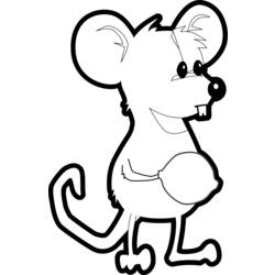 Coloring page: Mouse (Animals) #14079 - Printable coloring pages