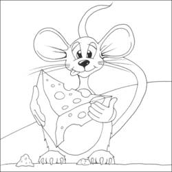 Coloring page: Mouse (Animals) #14087 - Free Printable Coloring Pages