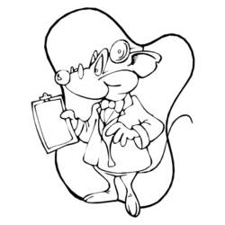 Coloring page: Mouse (Animals) #14121 - Free Printable Coloring Pages