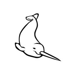 Narwhal (Animals) coloring page #186651 to print and color