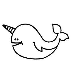 Narwhal (Animals) coloring page #186658 to print and color