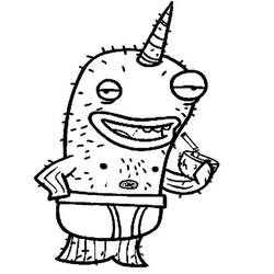 Narwhal (Animals) coloring page #186660 to print and color