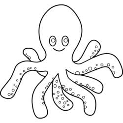 Coloring page: Octopus (Animals) #18912 - Printable coloring pages