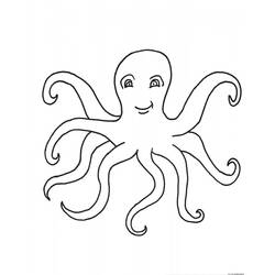 Coloring page: Octopus (Animals) #18915 - Printable coloring pages