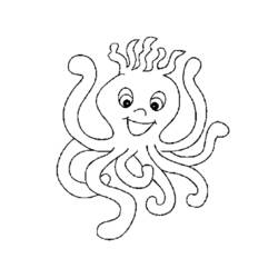 Coloring page: Octopus (Animals) #18920 - Free Printable Coloring Pages