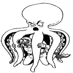 Coloring page: Octopus (Animals) #18932 - Free Printable Coloring Pages