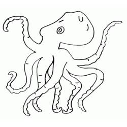 Coloring page: Octopus (Animals) #18934 - Free Printable Coloring Pages