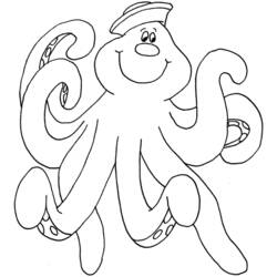 Coloring page: Octopus (Animals) #18961 - Free Printable Coloring Pages