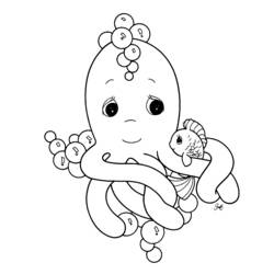 Coloring page: Octopus (Animals) #18963 - Free Printable Coloring Pages
