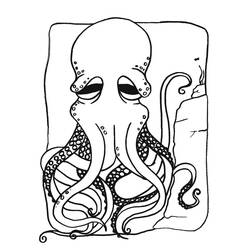 Coloring page: Octopus (Animals) #18974 - Free Printable Coloring Pages