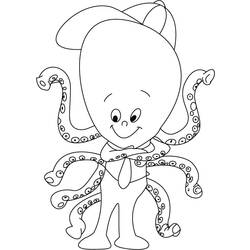 Coloring page: Octopus (Animals) #18998 - Free Printable Coloring Pages