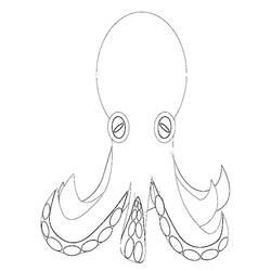 Coloring page: Octopus (Animals) #19002 - Free Printable Coloring Pages