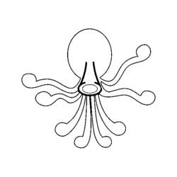 Coloring page: Octopus (Animals) #19022 - Free Printable Coloring Pages
