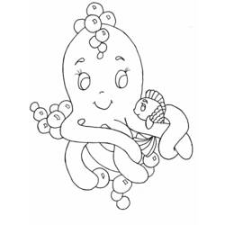 Coloring page: Octopus (Animals) #19025 - Free Printable Coloring Pages