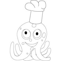 Coloring page: Octopus (Animals) #19026 - Free Printable Coloring Pages