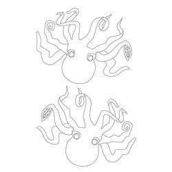 Coloring page: Octopus (Animals) #19086 - Free Printable Coloring Pages