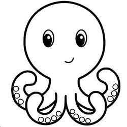 Octopus (Animals) coloring page #194447 to print and color