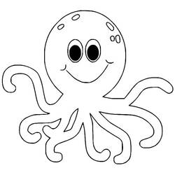 Octopus (Animals) coloring page #194448 to print and color