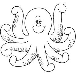 Octopus (Animals) coloring page #194469 to print and color
