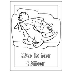 Coloring page: Otter (Animals) #10719 - Free Printable Coloring Pages
