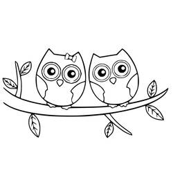 Owl (Animals) coloring page #178797 to print and color