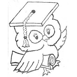 Owl (Animals) coloring page #178801 to print and color