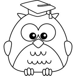 Owl (Animals) coloring page #178803 to print and color