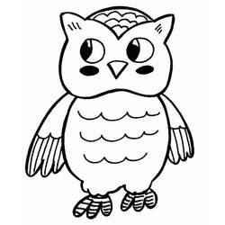 Owl (Animals) coloring page #178824 to print and color