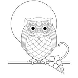Coloring page: Owl (Animals) #8433 - Free Printable Coloring Pages