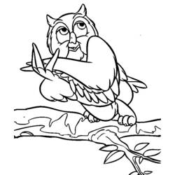Coloring page: Owl (Animals) #8474 - Free Printable Coloring Pages