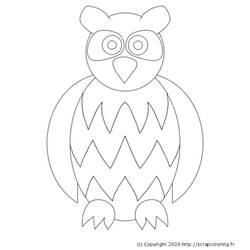 Coloring page: Owl (Animals) #8493 - Free Printable Coloring Pages
