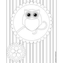 Coloring page: Owl (Animals) #8543 - Free Printable Coloring Pages