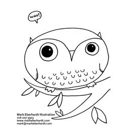 Coloring page: Owl (Animals) #8576 - Free Printable Coloring Pages