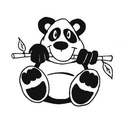 Coloring page: Panda (Animals) #12440 - Free Printable Coloring Pages
