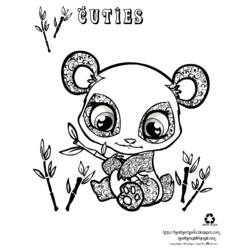 Coloring pages: Panda - Printable coloring pages