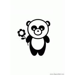 Coloring page: Panda (Animals) #12461 - Free Printable Coloring Pages