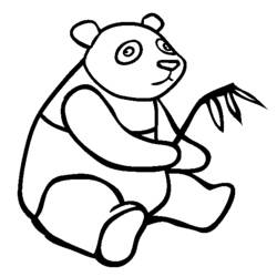 Coloring page: Panda (Animals) #12467 - Free Printable Coloring Pages