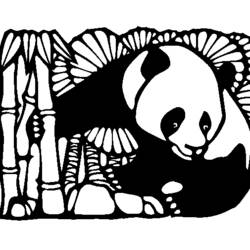 Coloring page: Panda (Animals) #12497 - Free Printable Coloring Pages