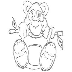 Coloring page: Panda (Animals) #12517 - Free Printable Coloring Pages