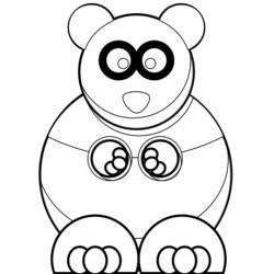 Coloring page: Panda (Animals) #12526 - Free Printable Coloring Pages