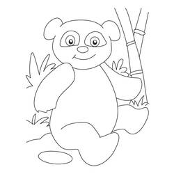 Coloring page: Panda (Animals) #12536 - Free Printable Coloring Pages