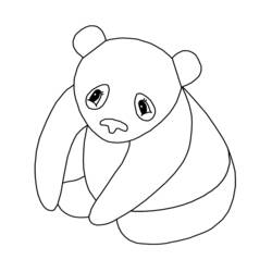 Coloring page: Panda (Animals) #12537 - Free Printable Coloring Pages